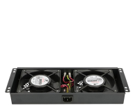 ExtraLink  Wentylator do szaf 19" 230V 125x320x50mm (czarna) - 1323215 - zdjęcie 3